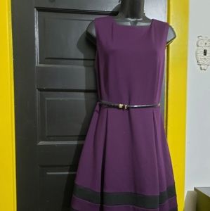 Purple cocktail dress